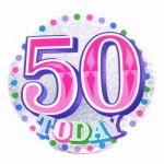 Age 50 & Fab Big Badge