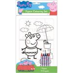 Peppa Pig Jigsaw Colouring Set