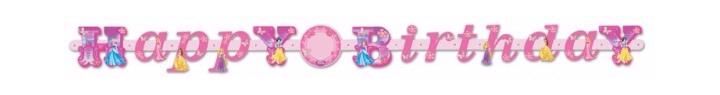  Princess Add Age Letter Banner (pack&nbsp;quantity&nbsp;1) 