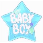 Baby Boy Star 18 Inch Foil Balloon