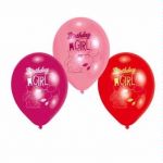 9 Inch Winnie Birthday Girl Balloons (pack&nbsp;quantity&nbsp;6) 