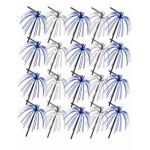  Blue & Silver Foil Deco Straws (pack&nbsp;quantity&nbsp;20) 