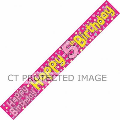 5 Today Fairy 9ft Banner