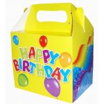  Happy Birthday Lunch Boxes (pack&nbsp;quantity&nbsp;6) 