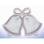 3x3 Diamante Twin Bell Frame