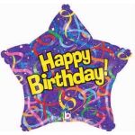 Purple Star Birthday 19 Inch Foils Balloons