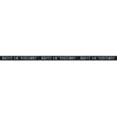 Black Glitz 30th Foil Banner