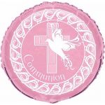 Pink Communion 18 Inch Foil Balloon