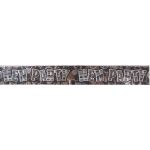 12ft Black Glitz Hen Party Banner