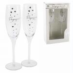 Engagement Champagne Flutes