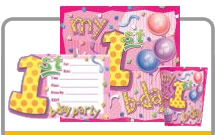 1st Birthday Girl party products