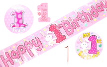 1st Birthday Girl Products party products
