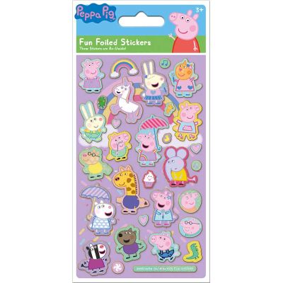 Peppa Pig Pink Foil Stickers