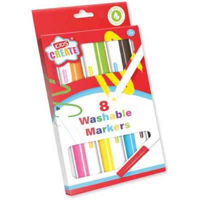 Washable Markers (pack quantity 8)