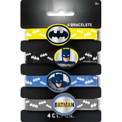 Batman Stretchy Bracelets (pack quantity 4)