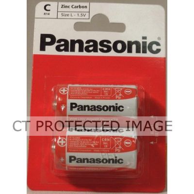  R14r Panasonic C Batt  (pack quantity 2) X12