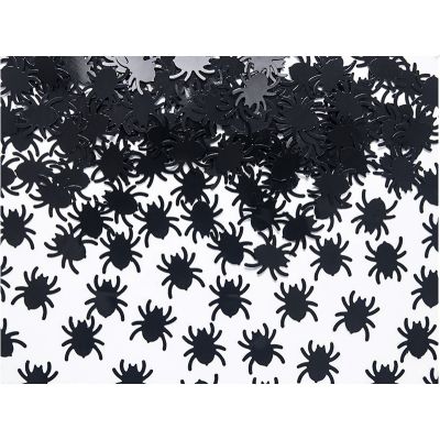 15g Black Confetti Spiders