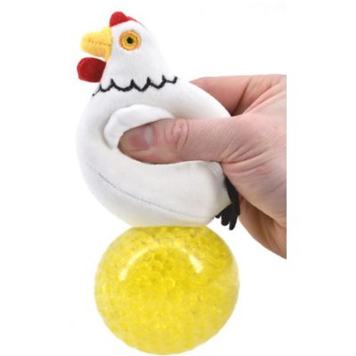 Chicken Plush Jelly Squeezer 12s
