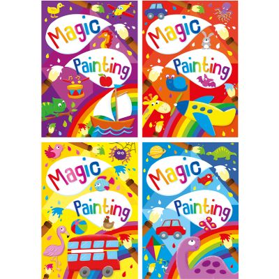 4assorted Magic Painting Book