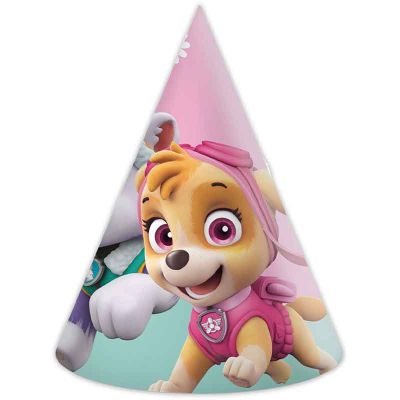Paw Patrol Skye Paper Hats (pack quantity 6)