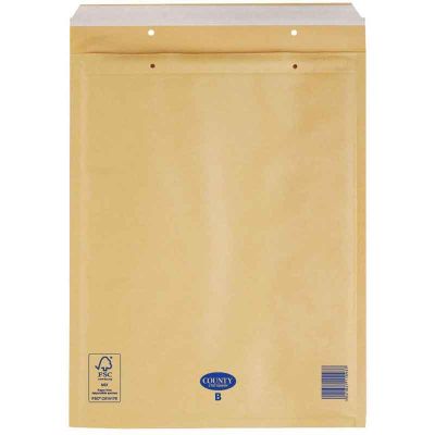 Size B Manilla Bubble Envelopes 10s