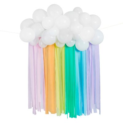 Rainbow Balloon Backdrop