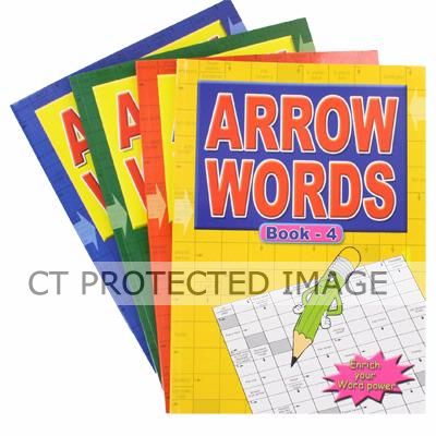 A4 Large Print Arrow Word Book 12s