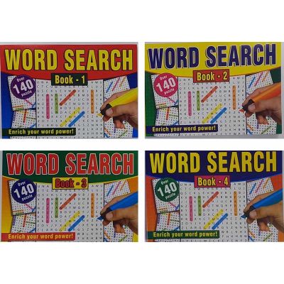 4assorted Wordsearch Book  12s