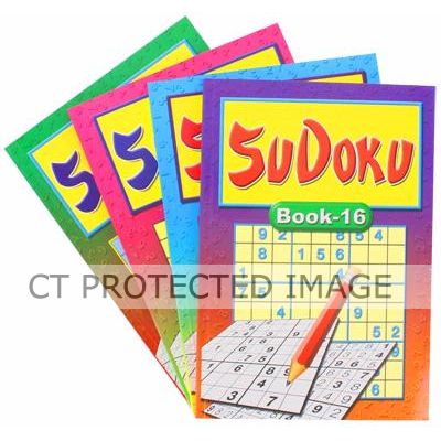 4assorted A5 Sudoku Puzzle Book 12s