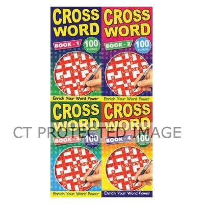 4assorted Crossword Book  12s
