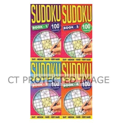 4assorted Sudoku Puzzle Book  12s