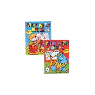 2assorted Paint With Water Books    12 S