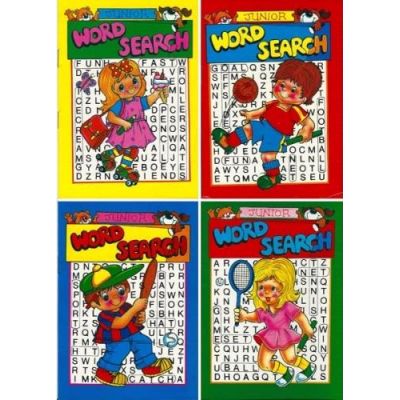 4assorted Mini Wordsearch 36 S