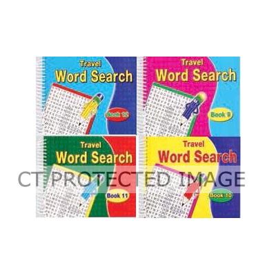 4assorted Travel Wordsearch 12s