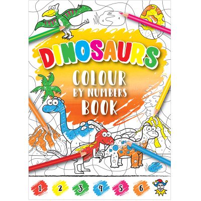 Dinosaurs Colour By Numbers Mini Fun Book 48s