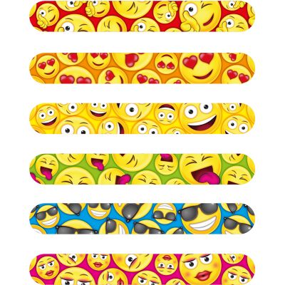 6assorted Smile Snap Bracelet 120s