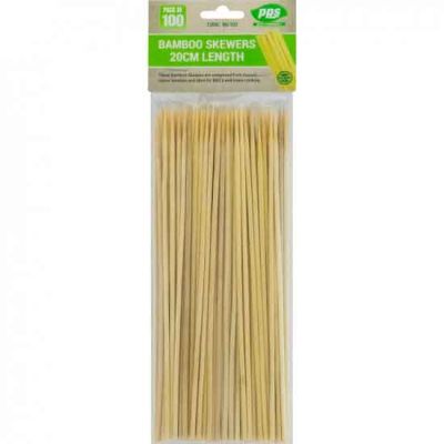 20cm Party Bbq Skewers (pack quantity 100)