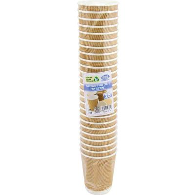 8oz Ripple Drink Cups (pack quantity 25)