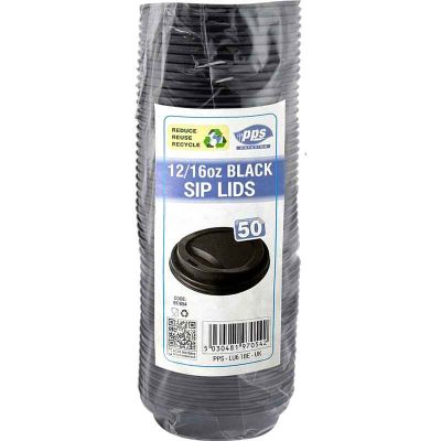 12oz Black Drink Cup Lids