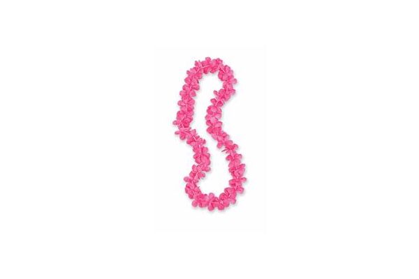 40 Inch Hot Pink Flower Lei