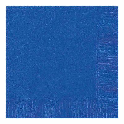  33cm 2ply Royal Blue 33cm Napkins (pack quantity 20) 