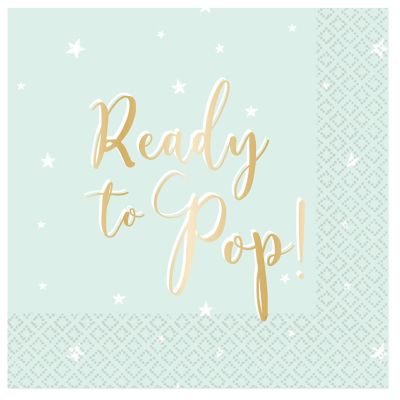 33cm Ready To Pop! Napkins (pack quantity 16)