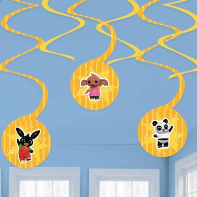 Bing Paper Swirl Decorations (pack quantity 6)