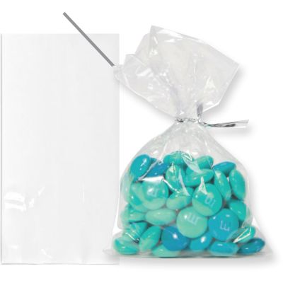 Candy Cello Bags Clear With Twist Ties (pack quantity 20)