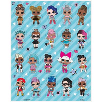 Lol Surprise Sticker Sheets (pack quantity 4)