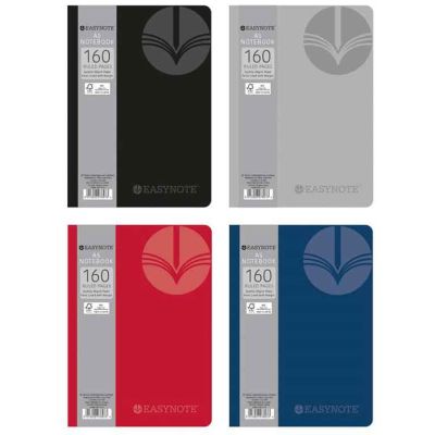 A5 4assorted Classic Colours Icon Notebook