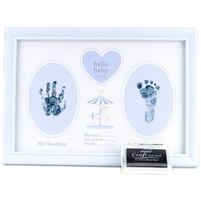 Baby Boy Hand And Foot Print Frame