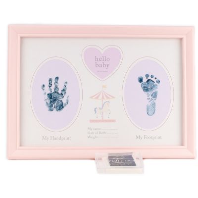 Baby Girl Hand And Foot Print Frame