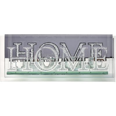 Home Mirror And Crystal Tealight Holder