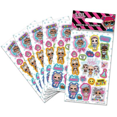 Lol Surprise Stickers (pack quantity 6)